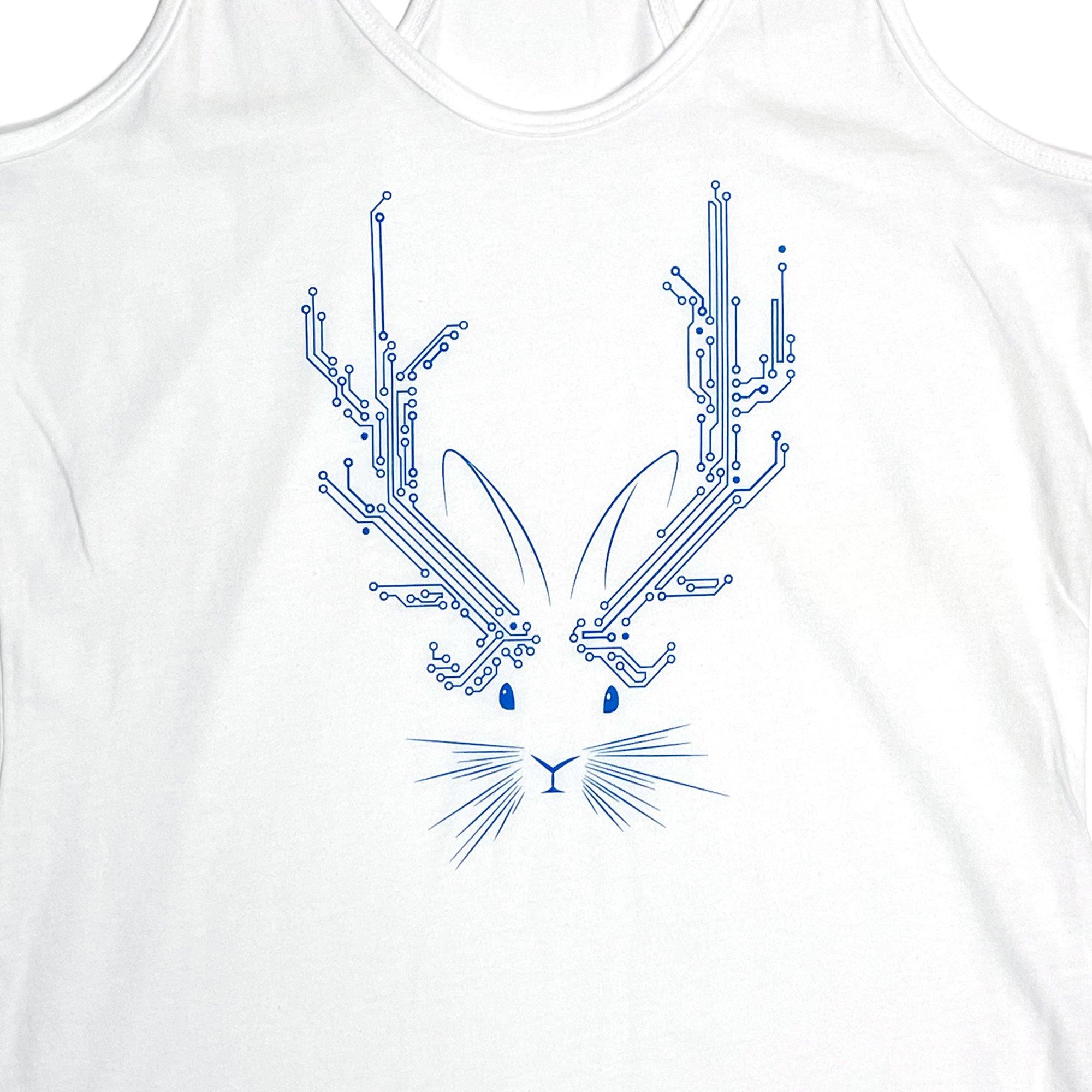 Jackalope Womens Tank (White)