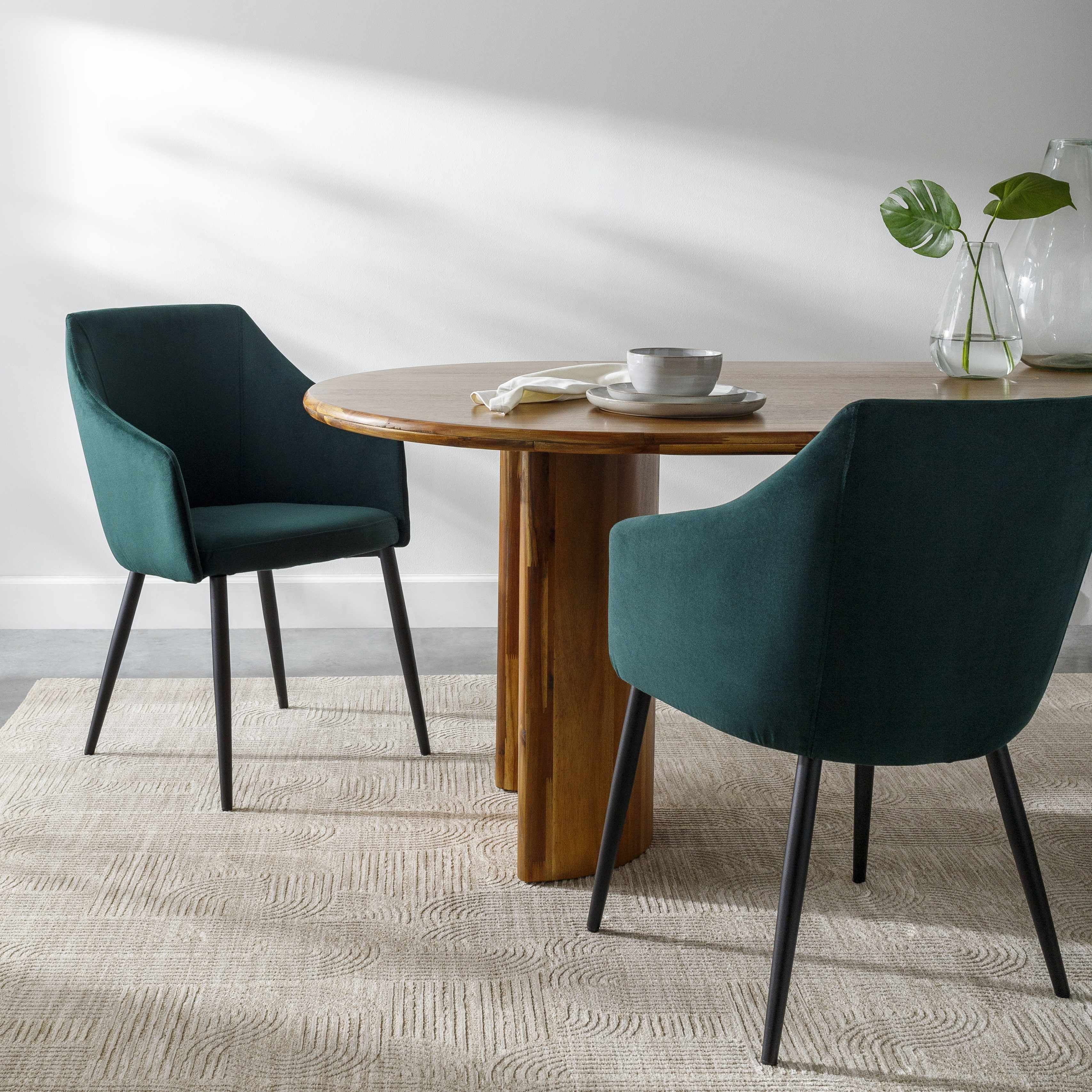 Brodarica Light Green Dining Chair-1