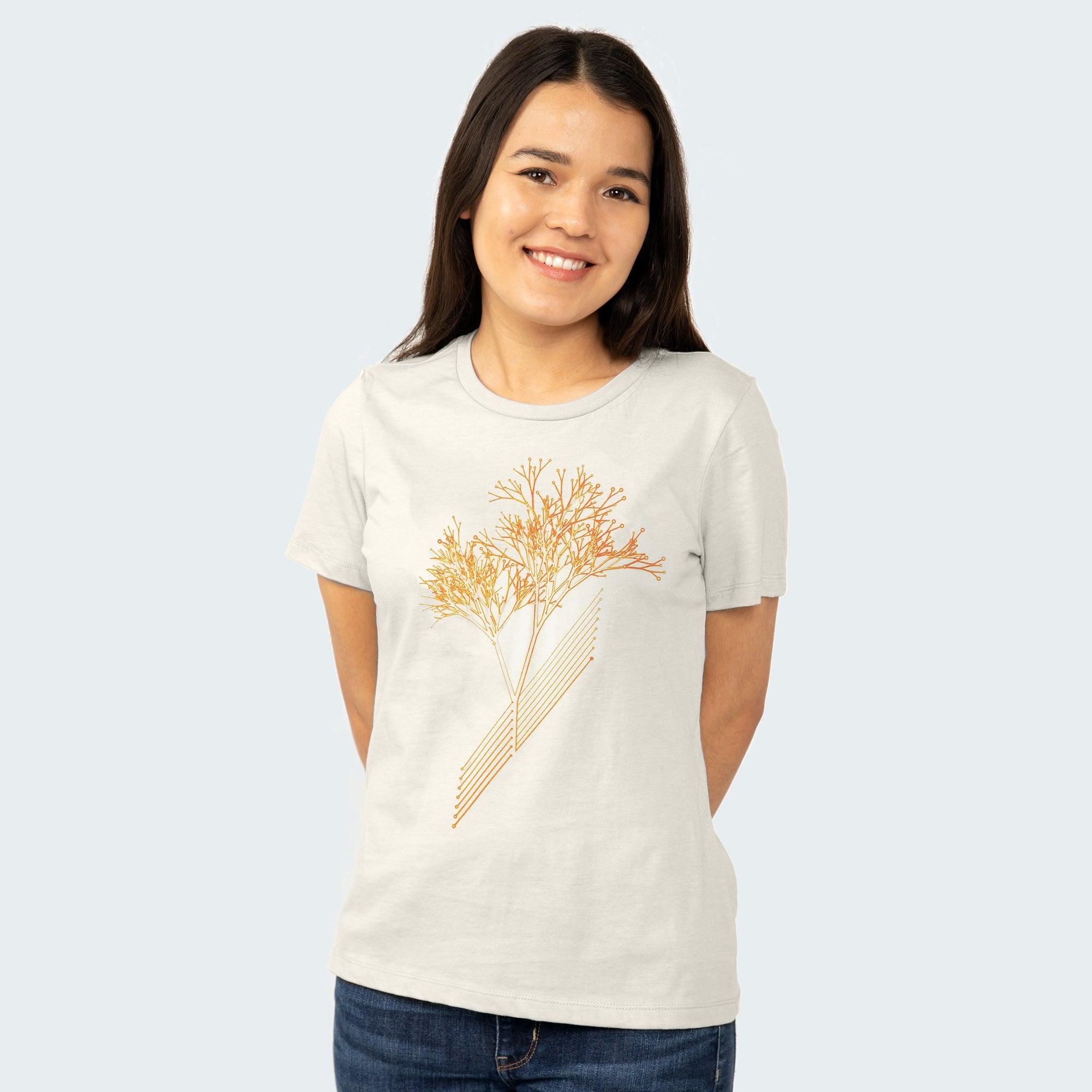 Circuit Tree Womens T-shirt