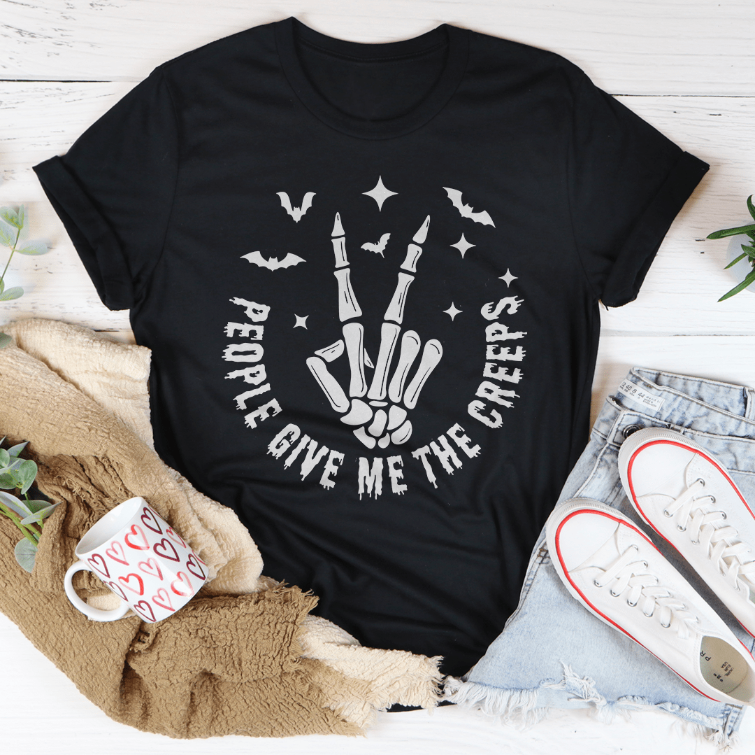People Give Me The Creeps Tee-0