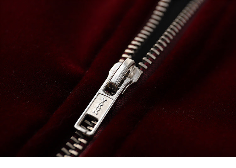 Streetwear Jacket Mens Hip Hop Coat Animals Floral Embroidery Jacket Zipper Cotton Track Jacket Coat Outwear Winter Parkas